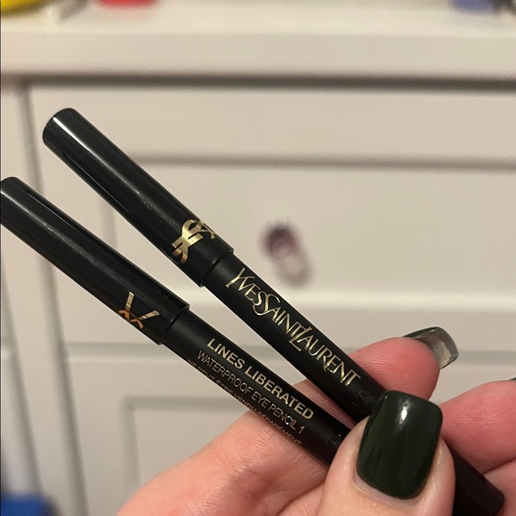 Yves Saint Laurent Other - Yves Saint Laurent Lines Liberated Waterproof Eye Pencil - Black (Set of 2)